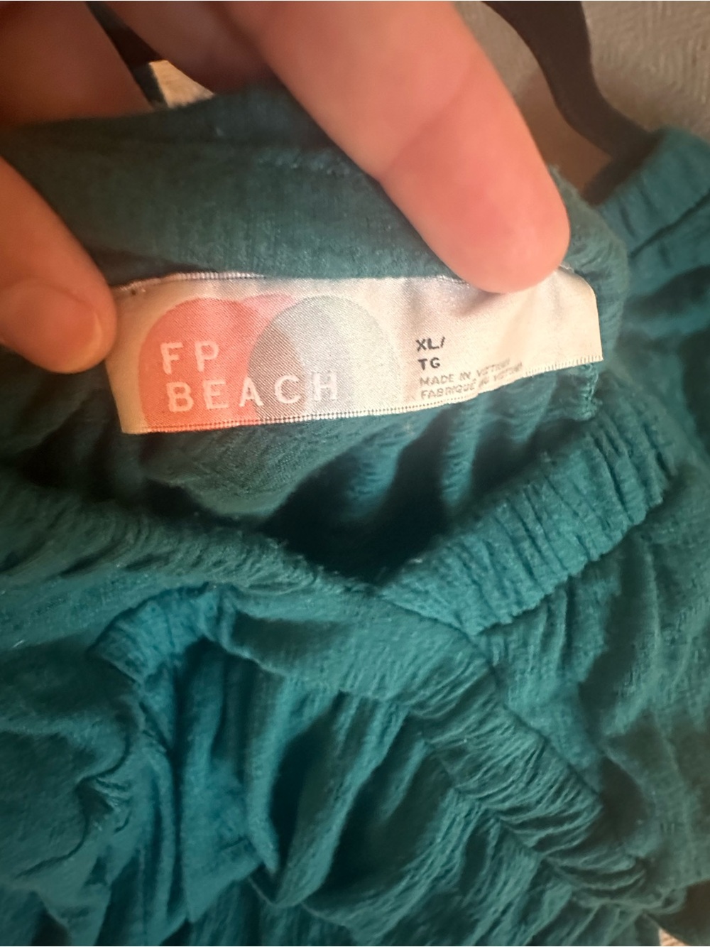 Free People La La Maxi Dress - Dark Teal - Picture 3 of 4